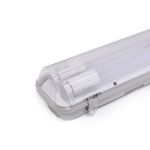 Noxion LED Vandtæt Lysrender Armaturhus Poseidon V2.0 incl. 2x Noxion LED Lysrør T8 Standard Output 19W 2x2300lm - 840 Kold Hvid | 150cm