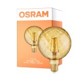 Osram Vintage 1906 LED E27 Pine filament guld 4.5W 470lm - 825 ekstra varm hvid | erstatter 40W