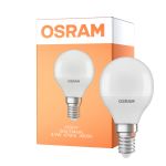 Osram LED Star Classic E14 Kugle Matt 4.9W 470lm - 840 Kold Hvid | Erstatter 40W