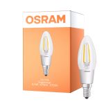Osram Superstar Classic LED E14 Kerte Filament Klar 4W 470lm - 822-827 Dim To Warm | Dæmpbar - Erstatter 40W