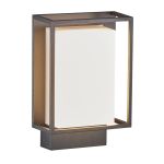 Nordlux Nestor Vægbelysning Aluminium Sort 8W 550lm - 827 Ekstra Varm Hvid