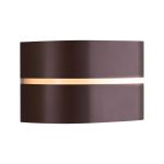Nordlux Sibelis Vægbelysning Aluminium Brun | IP44 - Egnet til E27