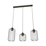 Emibig Pendel Lampe Vander Stål Sort | Egnet til 3x E27 - Max 15W