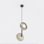 Emibig Pendel Lampe Vanila Stål Brun | Egnet til 2x G9 - Max 8W