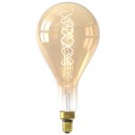 Calex XXL Splash Guld LED E27 Filament 3W 250lm- 822 Ekstra Varm Hvid | Dæmpbar