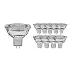 Fordelspakke 10x Noxion LED spot GU5.3 MR16 7.5W 621lm 60D - 840 kold hvid | dæmpbar - erstatter 50W