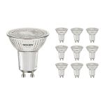 Fordelspakke 10x Noxion PerfectColor LED spot GU10 PAR16 4W 345lm 36D - 940 kold hvid | bedste farvegengivelse - dæmpbar - erstatter 50W