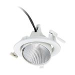 Philips LED Spot Greenspace Accent Elbow Aluminium Hvid 31W 3900lm 36D - 930 Varm Hvid | 163mm - IP20 - Bedste Farvegengivelse - Dali Dæmpbar
