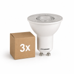 Fordelspakke 3x Sylvania RefLED ES50 LED Spot GU10 PAR16 345lm 36D - 830 Varm Hvid | Erstatter 35W