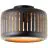 Brilliant Tyas Loftlampe Metal Sort Guld | 270mm - Egnet til 1x E27