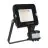 Ledvance LED projektør Kompakt sort 20W 1800lm 100D - 830 varm hvid | IP65 - symmetrisk - Bevægelses- og lyssensor
