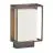 Nordlux Nestor Vægbelysning Aluminium Sort 8W 550lm - 827 Ekstra Varm Hvid