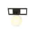 Emibig Loftlampe Imago Stål Sort | Egnet til 1x E14 - Max 10W