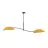 Emibig Loftlampe Lotus Stål Sort | Egnet til 2x E14 - Max 10W