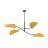 Emibig Loftlampe Lotus Stål Sort | Egnet til 4x E14 - Max 10W