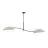 Emibig Loftlampe Lotus Stål Sort | Egnet til 2x E14 - Max 10W