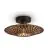 Good&Mojo Loftlampe Kalimantan Bambus Sort | Egnet til 1x E27 