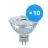 Fordelspakke 10x Ledvance Performance LED spot Reflektor GU5.3 MR16 5W 345lm 36D - 930 varm hvid | bedste farvegengivelse - dæmpbar - erstatter 35W