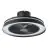 Eglo Loftventilator Vallonia 1 ABS Matt Sort 31.7W 3200lm - 827-865 Justerbar Hvid + RGB | Dæmpbar