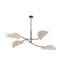 Emibig Loftlampe Lotus Stål Sort | Egnet til 4x E14 - Max 10W