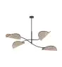 Emibig Loftlampe Lotus Stål Sort | Egnet til 4x E14 - Max 10W