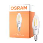 Osram Superstar Classic LED E14 Kerte Filament Klar 4W 470lm - 822-827 Dim To Warm | Dæmpbar - Erstatter 40W