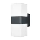 Ledvance Smart+ Wifi Vægbelysning Grå Up & Down - Udendørs - 13.5W 950lm - 830 Varm Hvid | RGBW - Dæmpbar