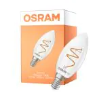 Osram Vintage 1906 LED Classic Slim E14 Kerte Filament Klar 3.1W 300lm - 927 Ekstra Varm Hvid | Bedste Farvegengivelse - Dæmpbar - Erstatter 25W