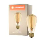 Ledvance Vintage 1906 LED E27 Edison Guld 5.8W 470lm - 822 Ekstra Varm Hvid | Dæmpbar - Erstatter 40W