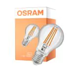 Osram Classic LED E27 Pære Filament Klar 7.3W 806lm - 827 Ekstra Varm Hvid | Bevægelses- Og Lyssensor - Erstatter 60W