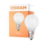Osram LED Classic LED E14 Pære Filament Matt 2.2W 470lm - 840 Kold Hvid | Erstatter 40W