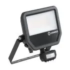 Ledvance LED Projektør Aluminium Sort 41W 5500lm 100D - 830 Varm Hvid | IP65 - Bevægelses- Og Lyssensor - Symmetrisk