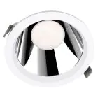 Ledvance LED Downlight Comfort Opal Aluminium 18W/15W/12W 2160lm/1800lm/1440lm 95D - 930-940 CCT | Udsnit 200mm - IP44 - Bedste Farvegengivelse - Dali Dæmpbar