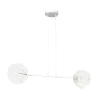 Emibig Pendel Lampe Xotic Stål Hvid | Egnet til 2x E27 - Max 15W