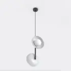 Emibig Pendel Lampe Vanila Stål Grå | Egnet til 2x G9 - Max 8W