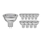 Fordelspakke 10x Noxion LED spot GU5.3 MR16 7.5W 621lm 60D - 840 kold hvid | dæmpbar - erstatter 50W