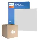 Fordelspakke 4x Philips LED Panel Ledinaire RC065B 28W 3400lm - 840 Kold Hvid | 60x60cm - UGR 