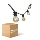 D'Lite LED Lyskæde Sparkl 20m 4W 250lm - 827 Ekstra Varm Hvid | IP44 - 5x Kan Sammenkobles