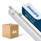 Fordelspakke 4x Philips LED Vandtæt Lysrender CoreLine WT120C Gen2 18/32W 2700/4500lm - 840 Kold Hvid | 120cm