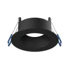 Noxion LED Spot Ares Dyb ring Sort - med Indre Ring Sort | Udsnit 68mm - incl. GU10 Fitting