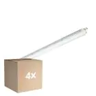 Fordelspakke 4x Philips LED Vandtæt Lysrender CoreLine WT120C Gen2 57W 8000lm - 840 Kold Hvid | 150cm