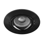 Noxion Forsænket Spot Vision MR16 Vipbar Sort | 82mm - Udsnit 69mm - IP20 - incl. GU10 Sokkel 