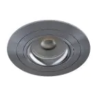 Noxion Forsænket Spot Logic MR16 Vipbar Grå | 92mm - Udsnit 80mm - IP20 - incl. GU10 Sokkel 