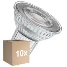 Fordelspakke 10x Ledvance LED Spot GU10 PAR16 3.7W 350lm 36D - 930 Varm Hvid | Bedste Farvegengivelse - Dæmpbar - Erstatter 35W