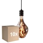Fordelspakke 10x Eglo LED Special E27 Filament Smokey 4W 70lm - 818 Ekstra Varm Hvid | Dæmpbar - Erstatter 25W